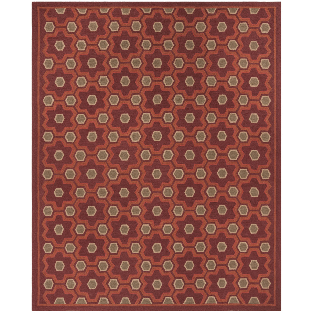 SAFAVIEH Martha Stewart MSR2327B Choc Cosmos Brown Rug Image 1