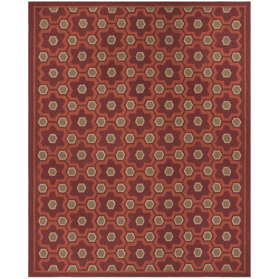 SAFAVIEH Martha Stewart MSR2327B Choc Cosmos Brown Rug Image 1