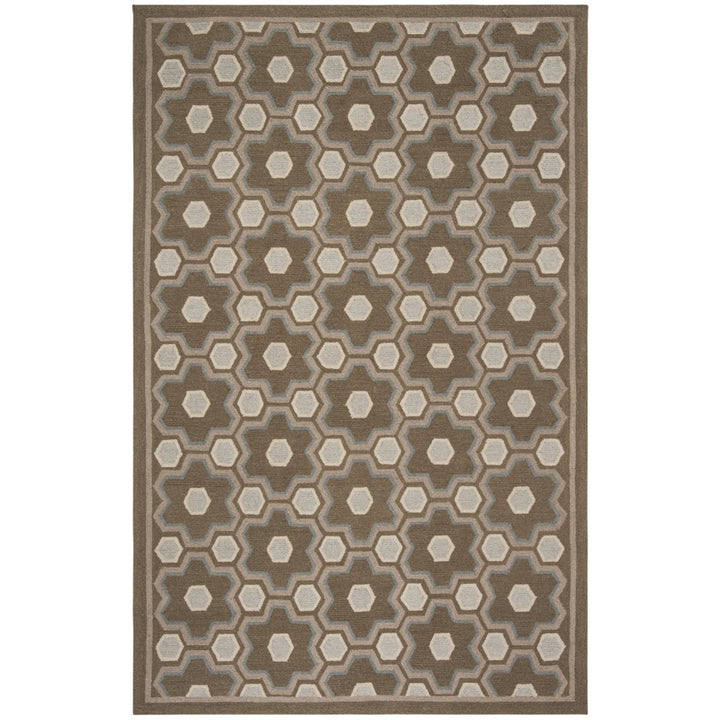 SAFAVIEH Martha Stewart MSR2327A Molasses Brown Rug Image 1