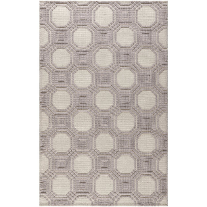 SAFAVIEH Martha Stewart MSR2554A Ivory / Purple Rug Image 4