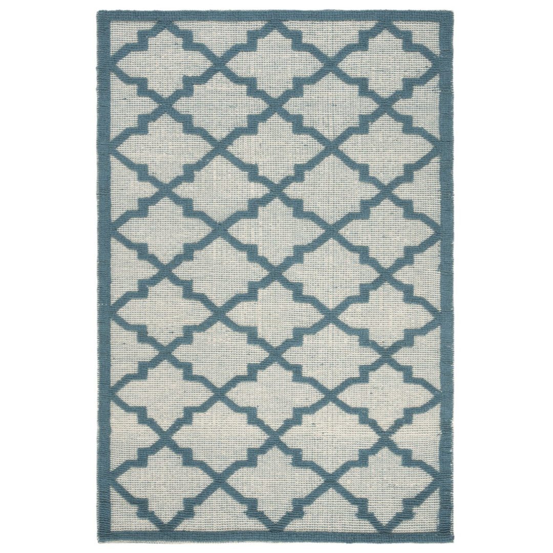 SAFAVIEH Martha Stewart MSR2552B Ivory / Light Blue Rug Image 2