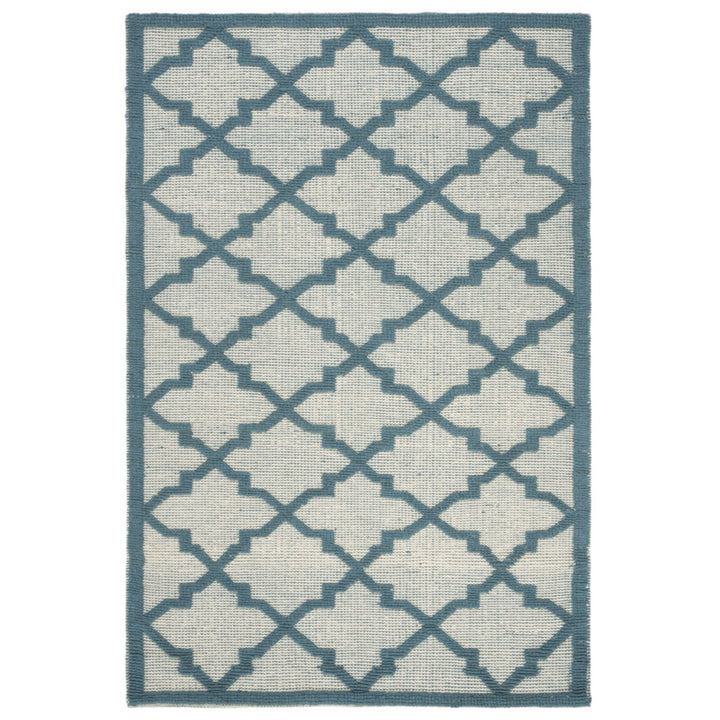 SAFAVIEH Martha Stewart MSR2552B Ivory / Light Blue Rug Image 2