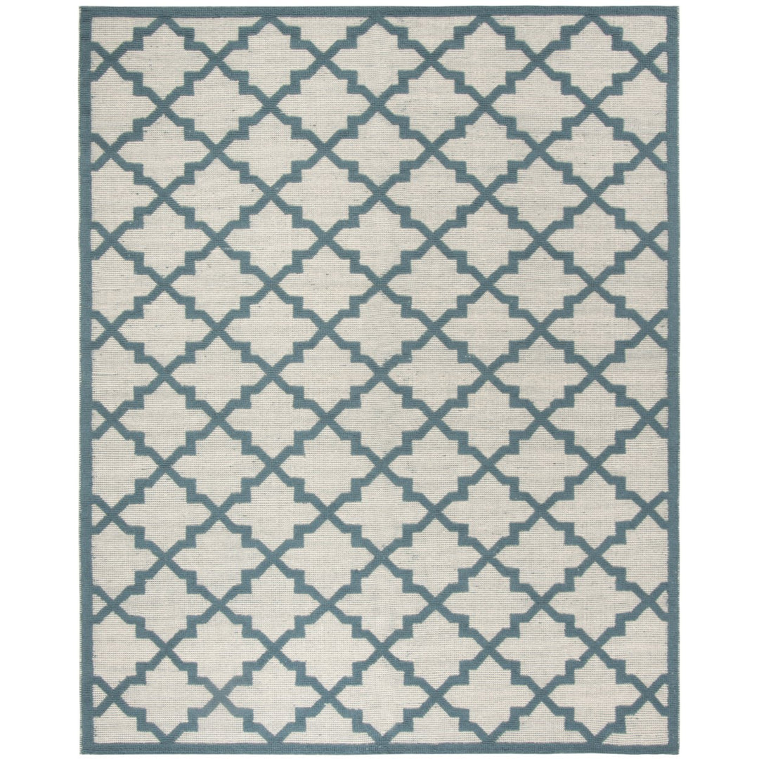 SAFAVIEH Martha Stewart MSR2552B Ivory / Light Blue Rug Image 5