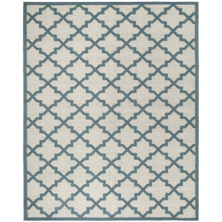 SAFAVIEH Martha Stewart MSR2552B Ivory / Light Blue Rug Image 5