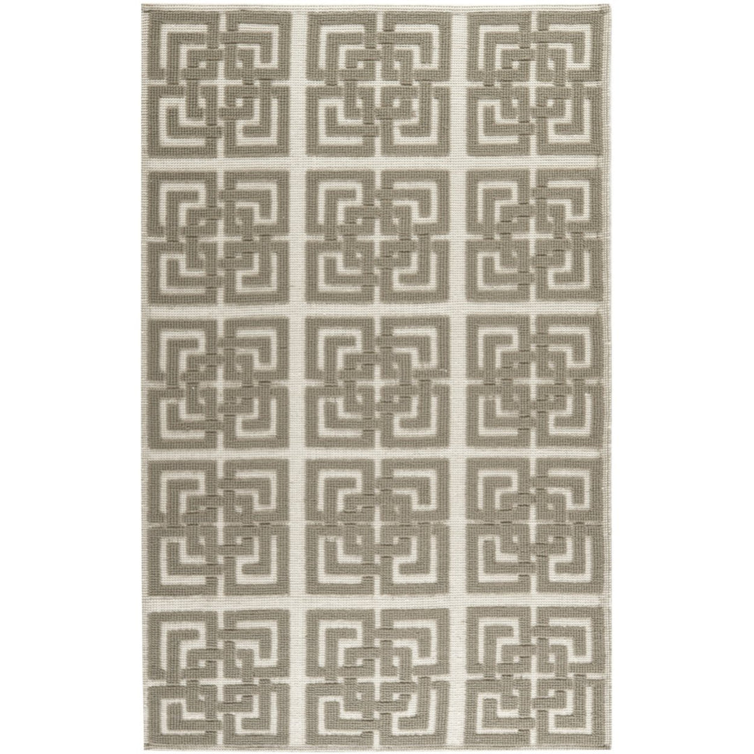 SAFAVIEH Martha Stewart MSR2558A Ivory / Brown Rug Image 4