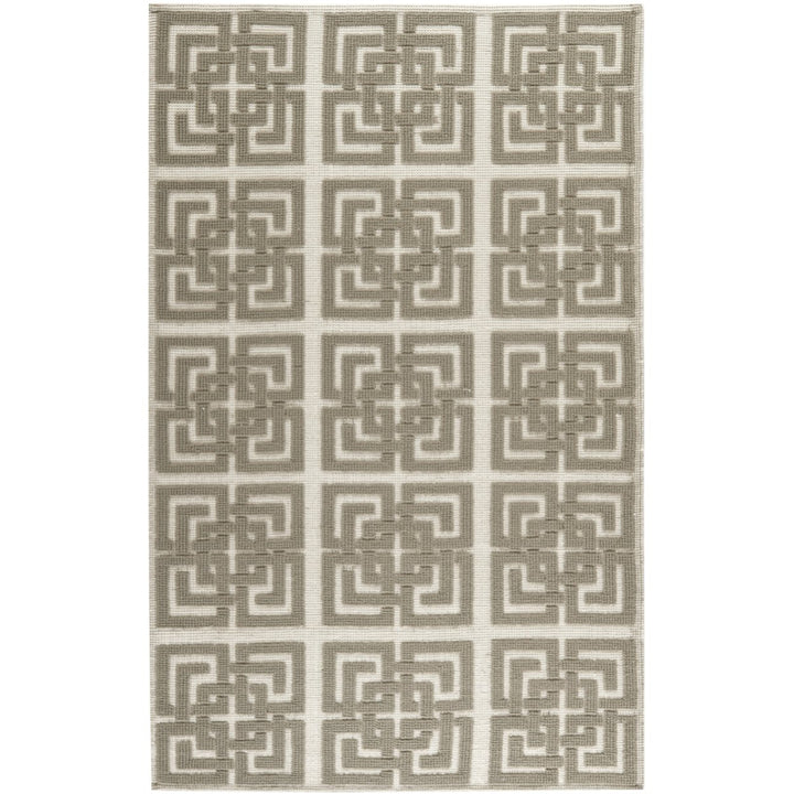 SAFAVIEH Martha Stewart MSR2558A Ivory / Brown Rug Image 4