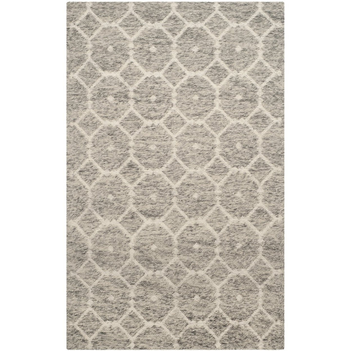 SAFAVIEH Martha Stewart MSR2560A Grey / Ivory Rug Image 1