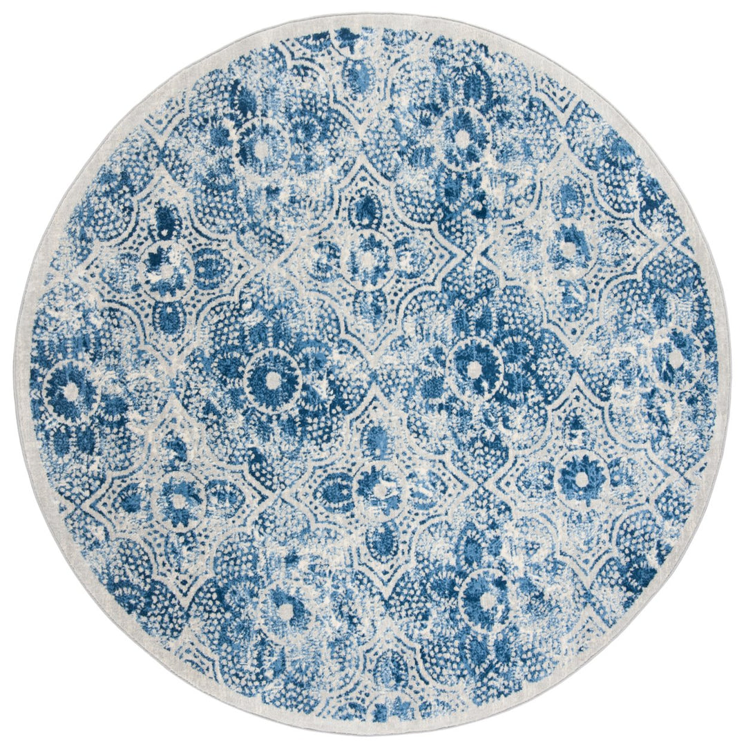 SAFAVIEH Martha Stewart MSR2862D Cream / Blue Rug Image 1