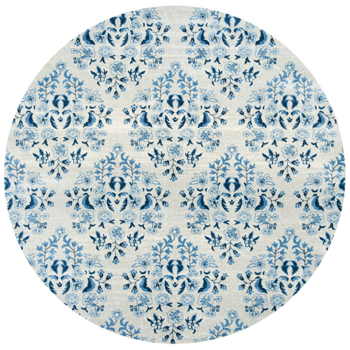 SAFAVIEH Martha Stewart MSR2856D Cream / Blue Rug Image 1