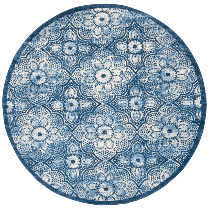 SAFAVIEH Martha Stewart MSR2862N Navy / Creme Rug Image 5