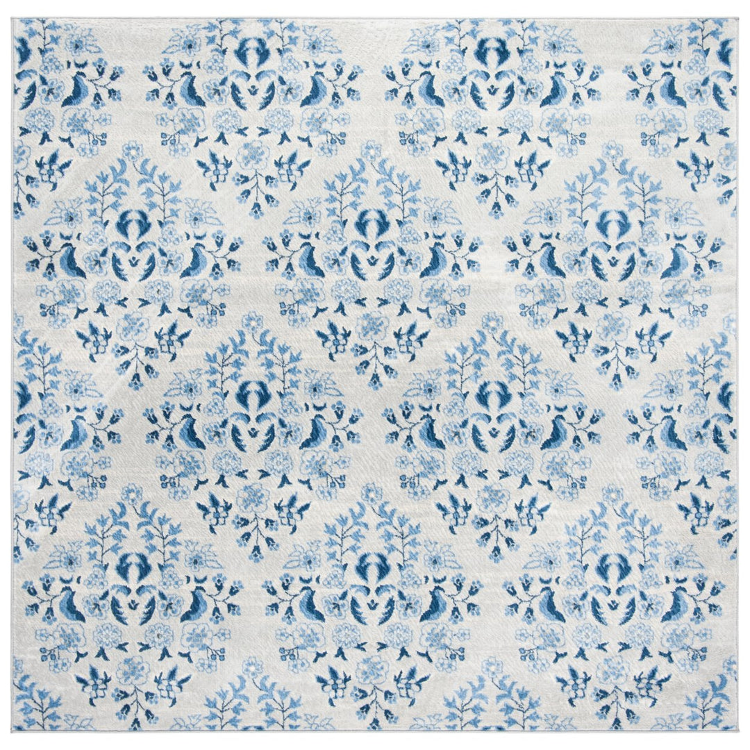 SAFAVIEH Martha Stewart MSR2856D Cream / Blue Rug Image 6