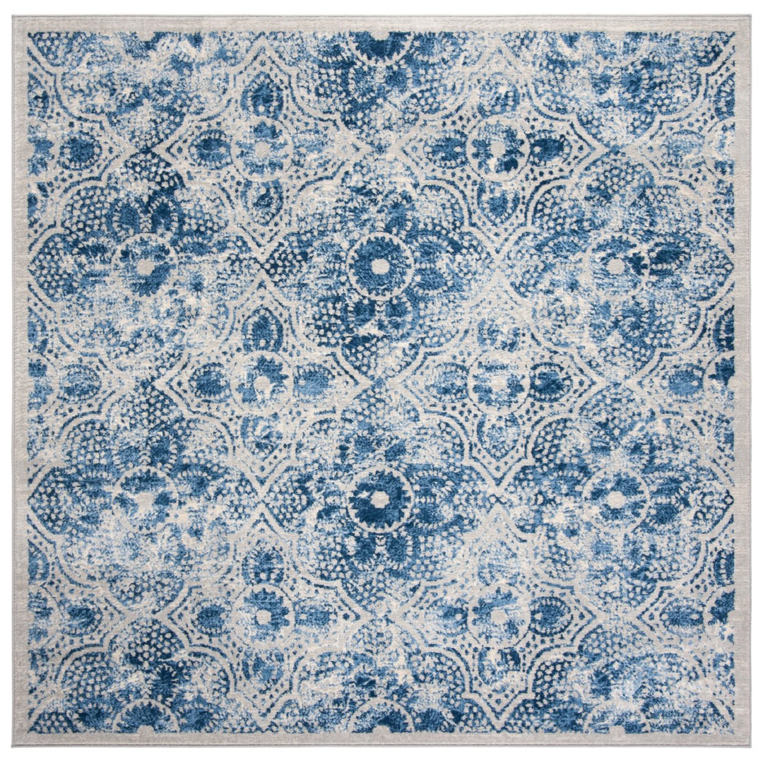 SAFAVIEH Martha Stewart MSR2862D Cream / Blue Rug Image 1