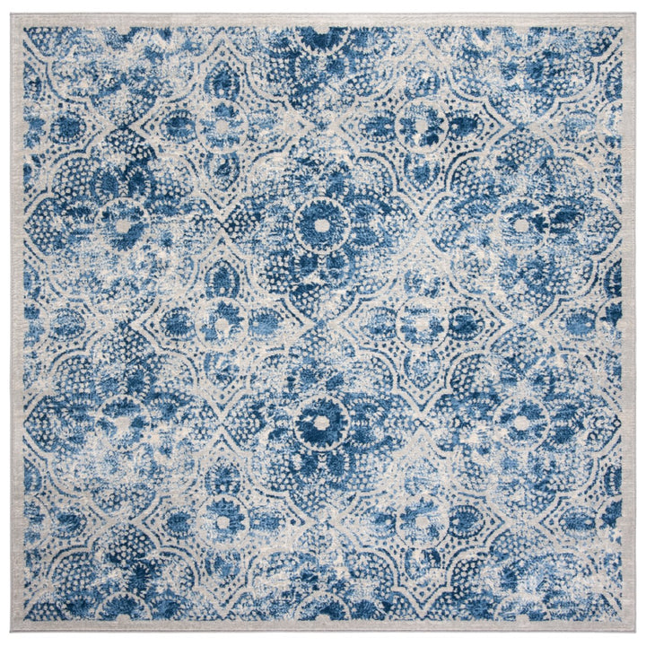 SAFAVIEH Martha Stewart MSR2862D Cream / Blue Rug Image 1