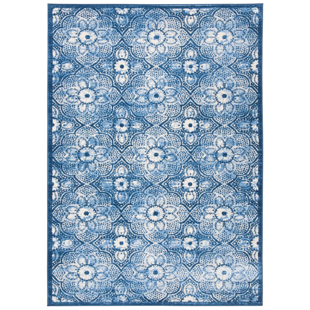 SAFAVIEH Martha Stewart MSR2862N Navy / Creme Rug Image 7