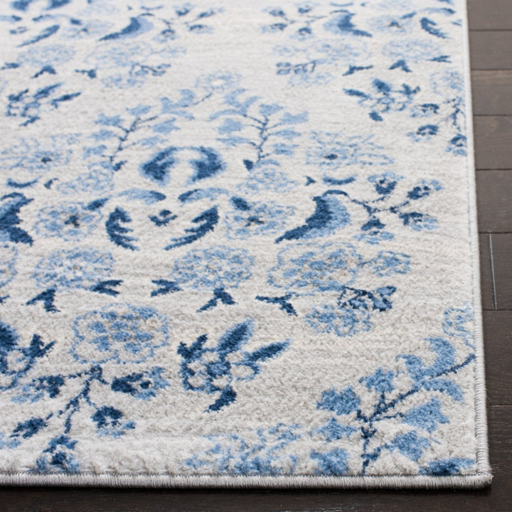 SAFAVIEH Martha Stewart MSR2856D Cream / Blue Rug Image 10