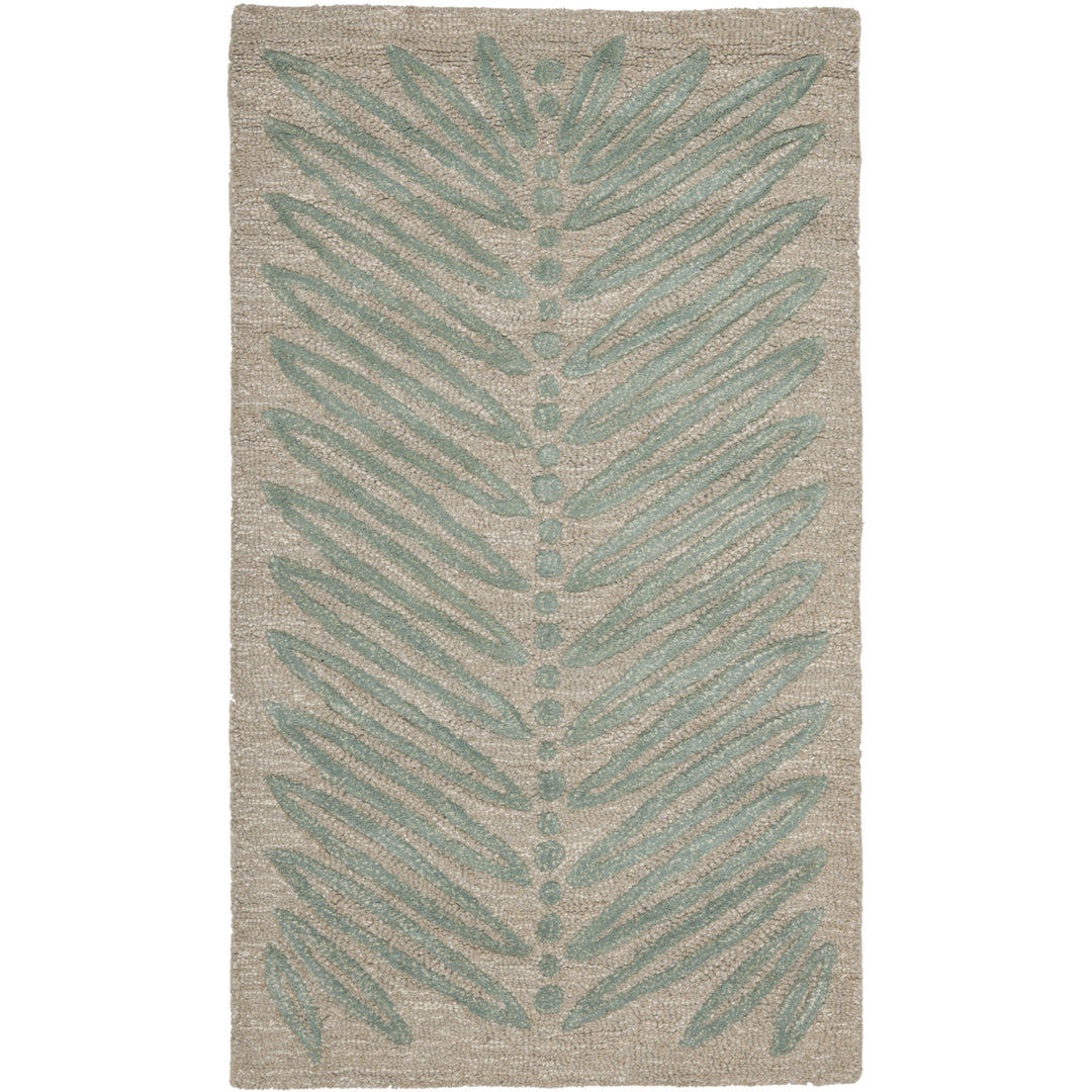 SAFAVIEH Martha Stewart MSR3612C Handmade Blue Fir Rug Image 4