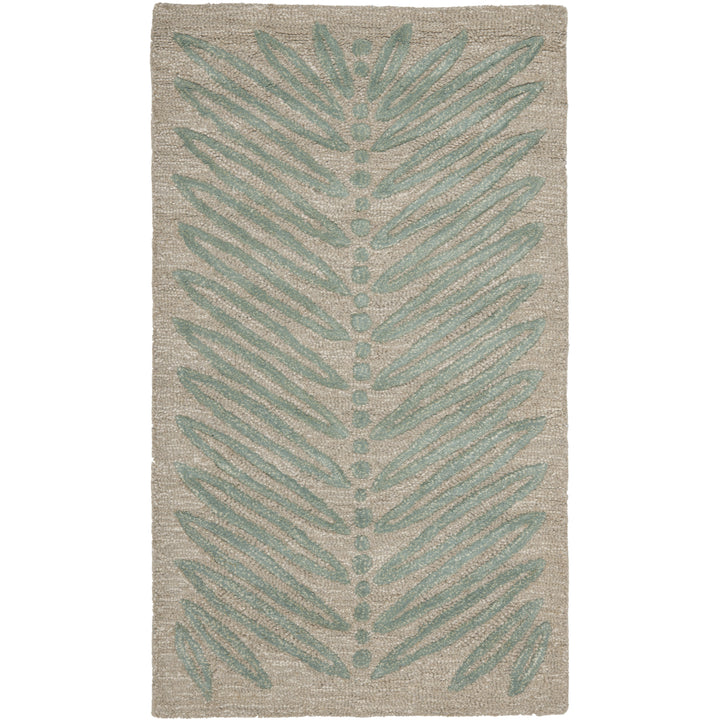 SAFAVIEH Martha Stewart MSR3612C Handmade Blue Fir Rug Image 4