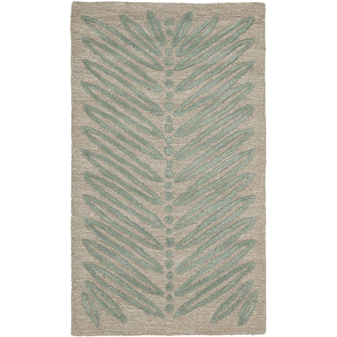 SAFAVIEH Martha Stewart MSR3612C Handmade Blue Fir Rug Image 1