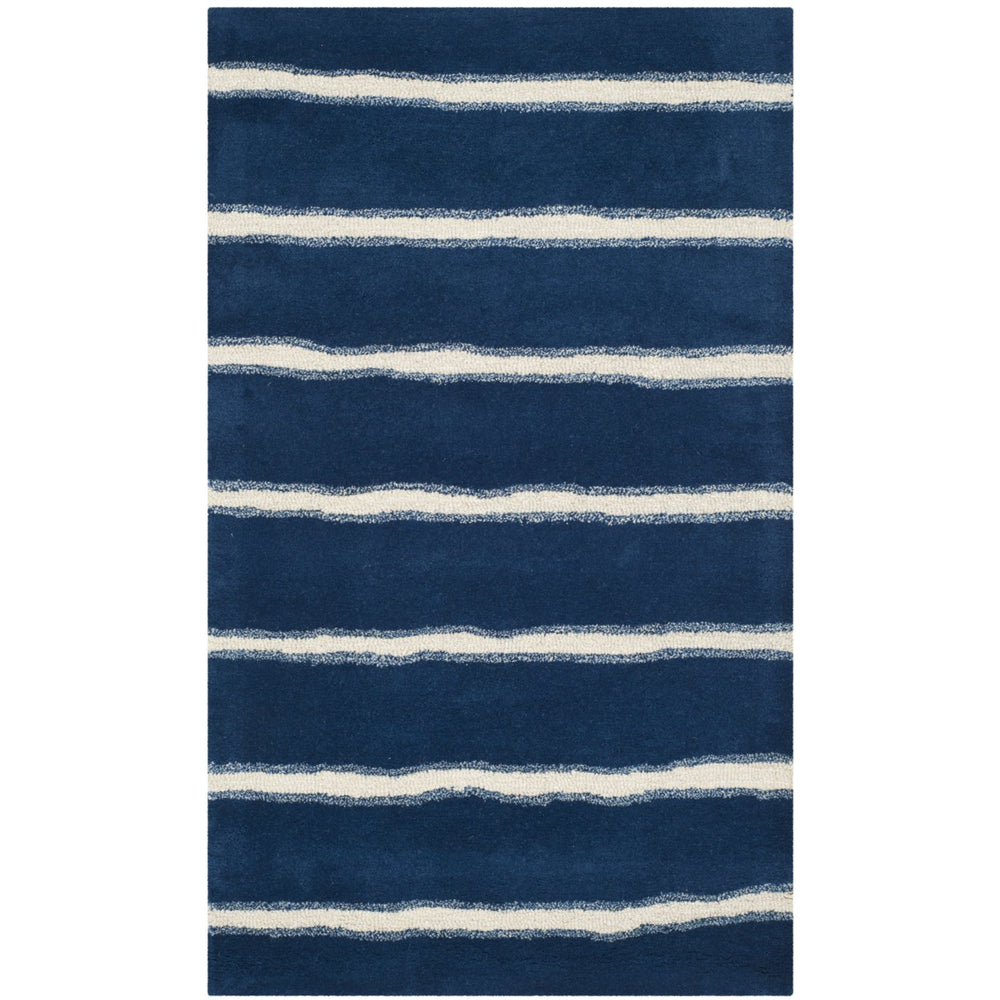 SAFAVIEH Martha Stewart MSR3617C Wrought Iron / Navy Rug Image 2