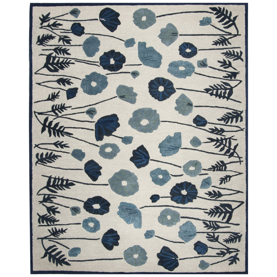 SAFAVIEH Martha Stewart MSR3627A Azurite Blue Rug Image 1