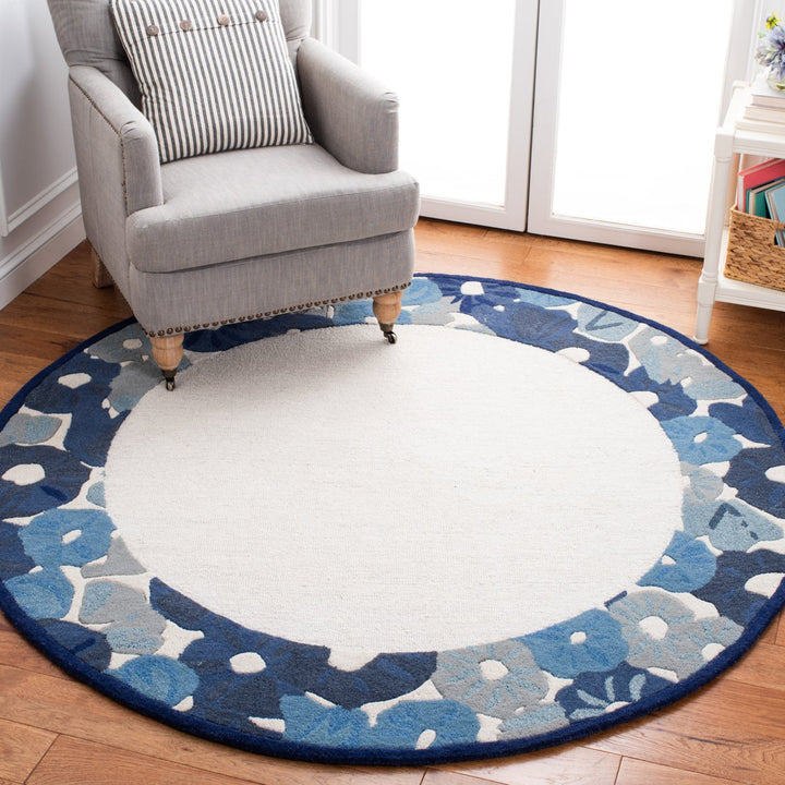 SAFAVIEH Martha Stewart MSR3629A Azurite Blue Rug Image 2