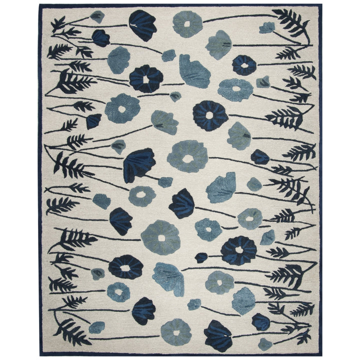 SAFAVIEH Martha Stewart MSR3627A Azurite Blue Rug Image 9