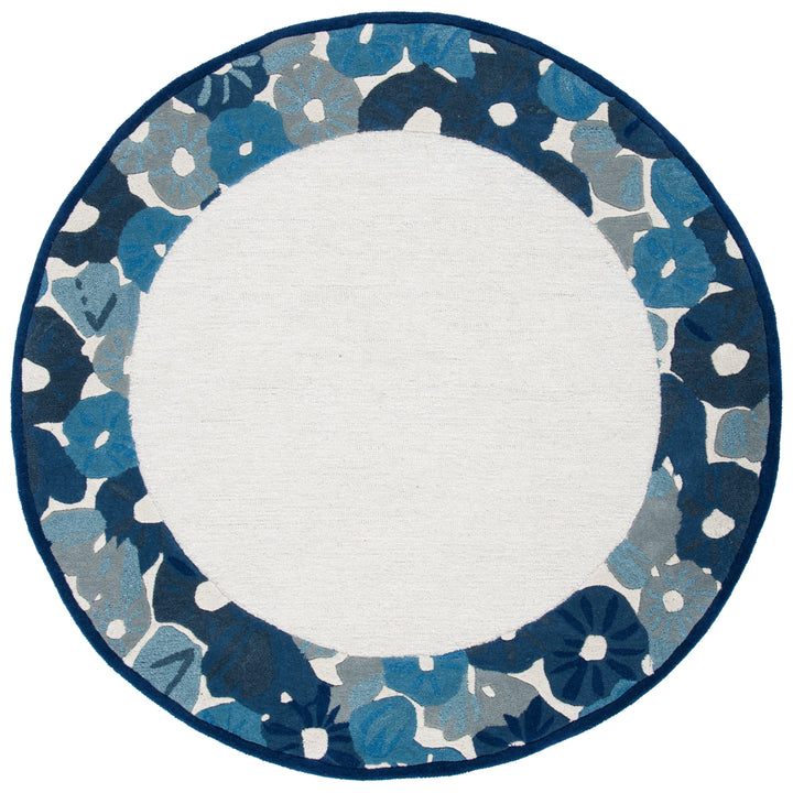 SAFAVIEH Martha Stewart MSR3629A Azurite Blue Rug Image 3