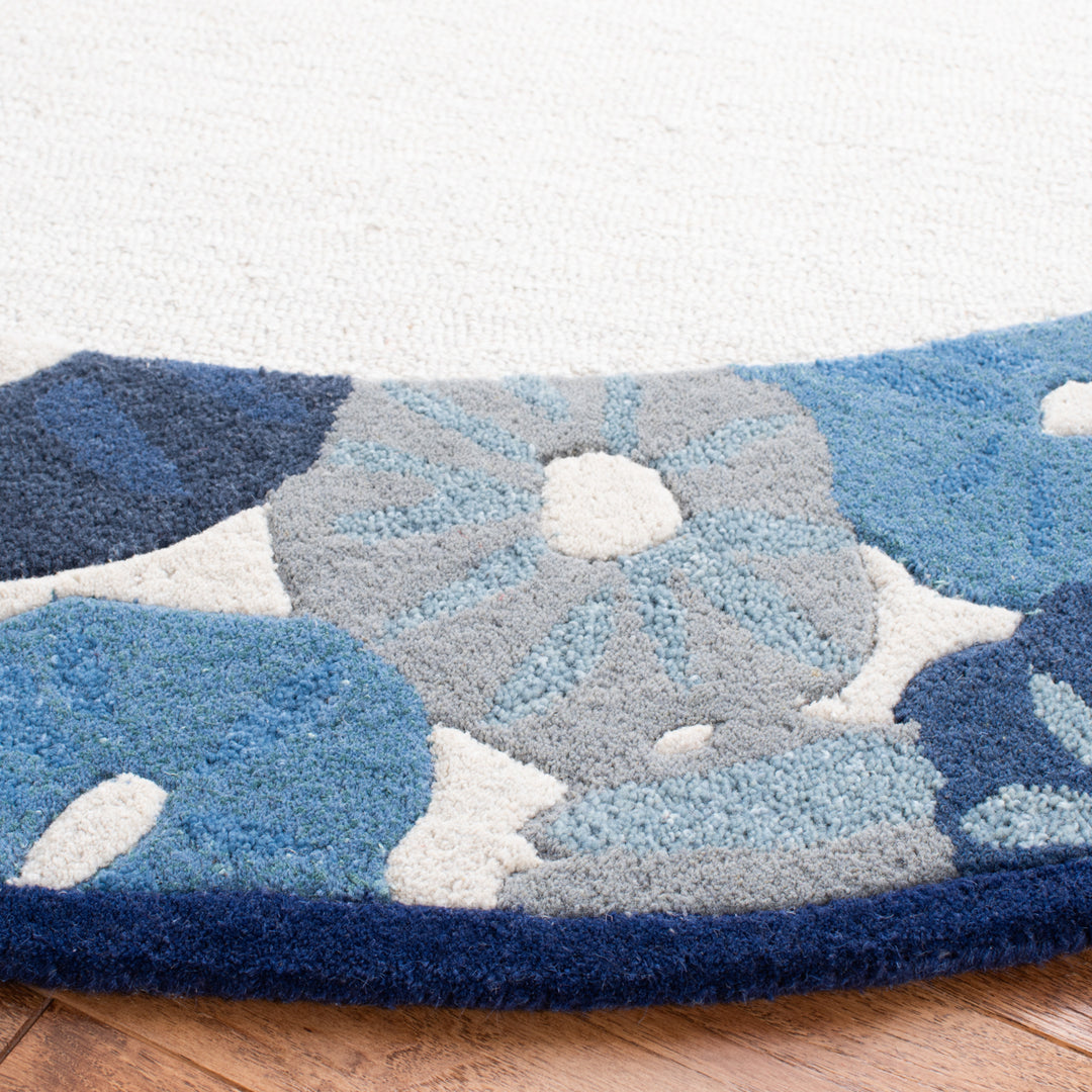 SAFAVIEH Martha Stewart MSR3629A Azurite Blue Rug Image 5