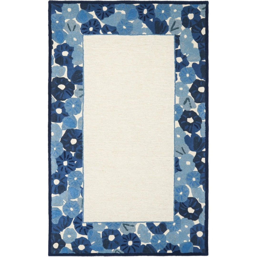 SAFAVIEH Martha Stewart MSR3629A Azurite Blue Rug Image 1