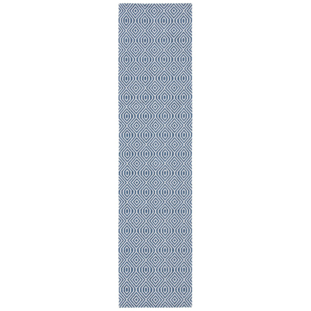 SAFAVIEH Martha Stewart Collection MSR401M Blue/Grey Rug Image 1