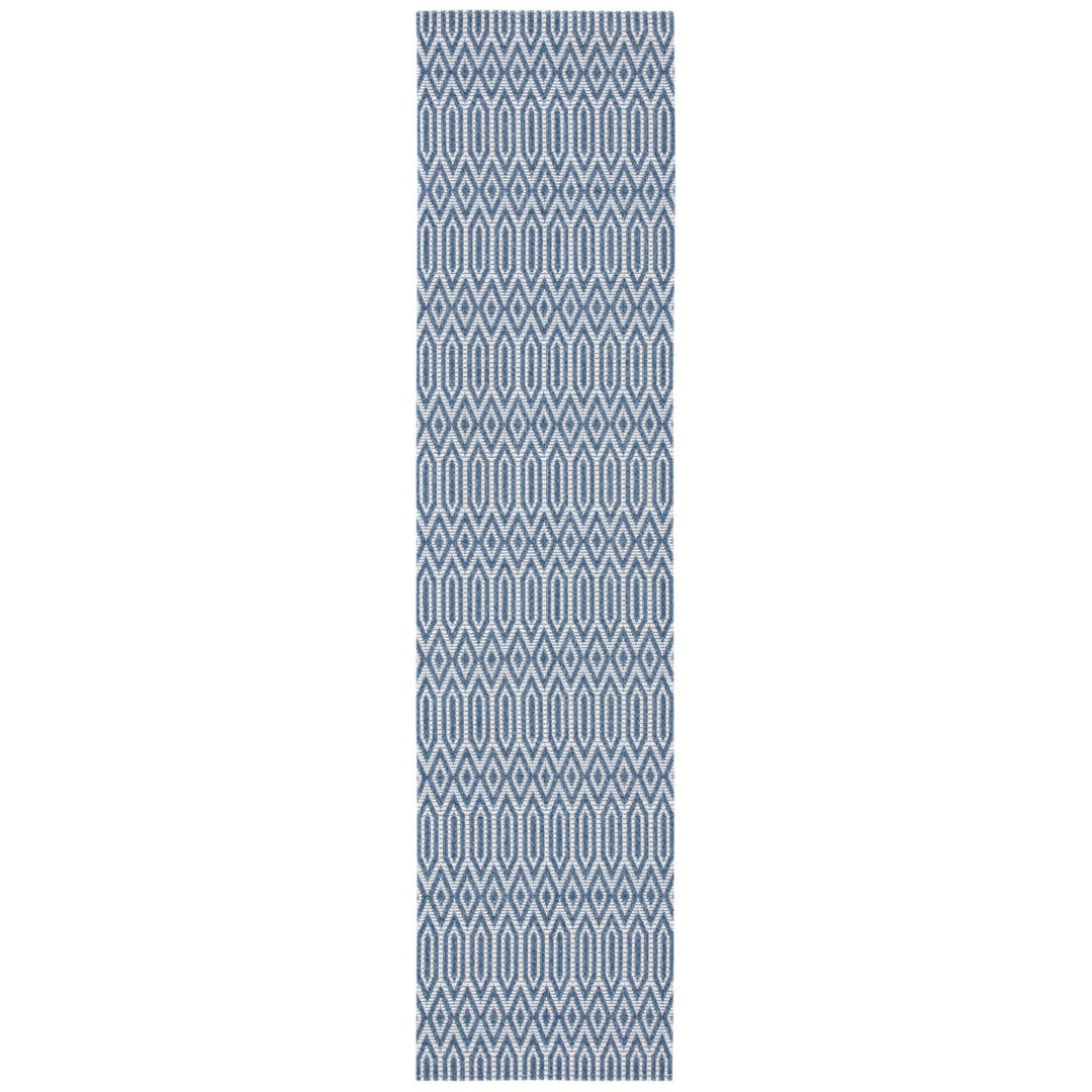 SAFAVIEH Martha Stewart Collection MSR405M Blue/Grey Rug Image 1