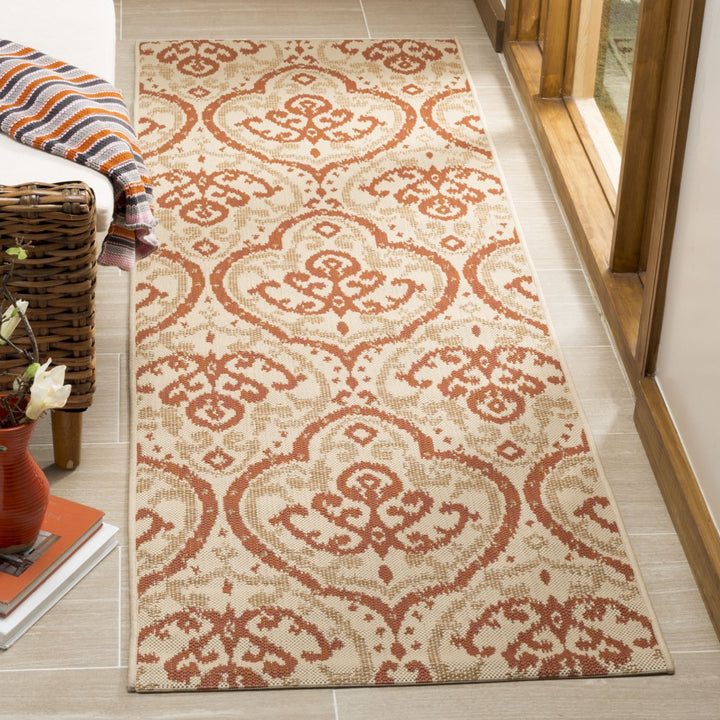 SAFAVIEH Martha Stewart MSR4114-23112 Beige/Terracotta Rug Image 2