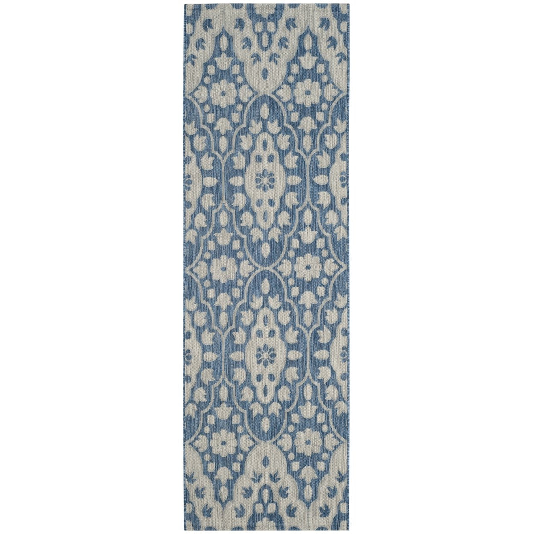 SAFAVIEH Martha Stewart MSR4115-36812 Grey / Navy Rug Image 1