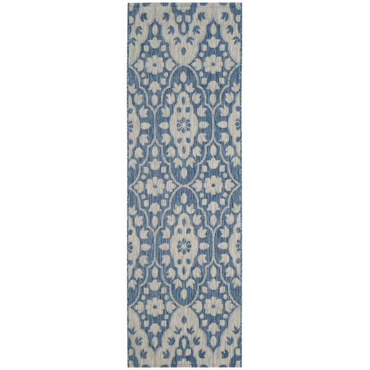 SAFAVIEH Martha Stewart MSR4115-36812 Grey / Navy Rug Image 1