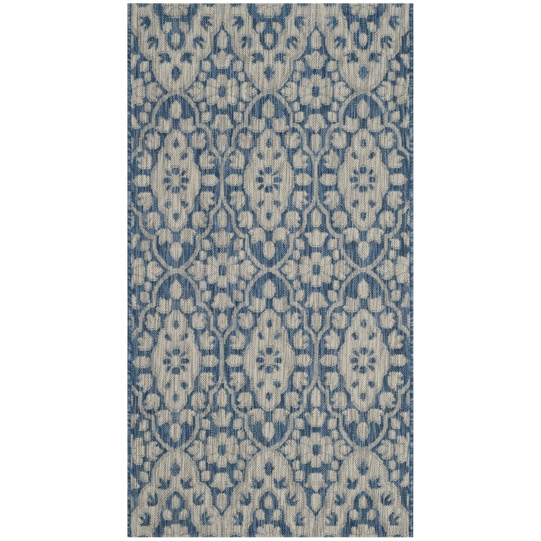 SAFAVIEH Martha Stewart MSR4115-36812 Grey / Navy Rug Image 3