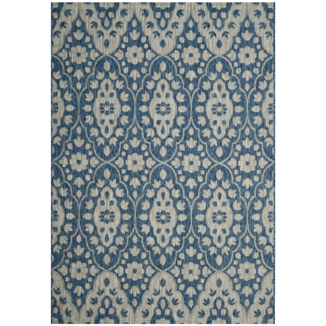 SAFAVIEH Martha Stewart MSR4115-36812 Grey / Navy Rug Image 1