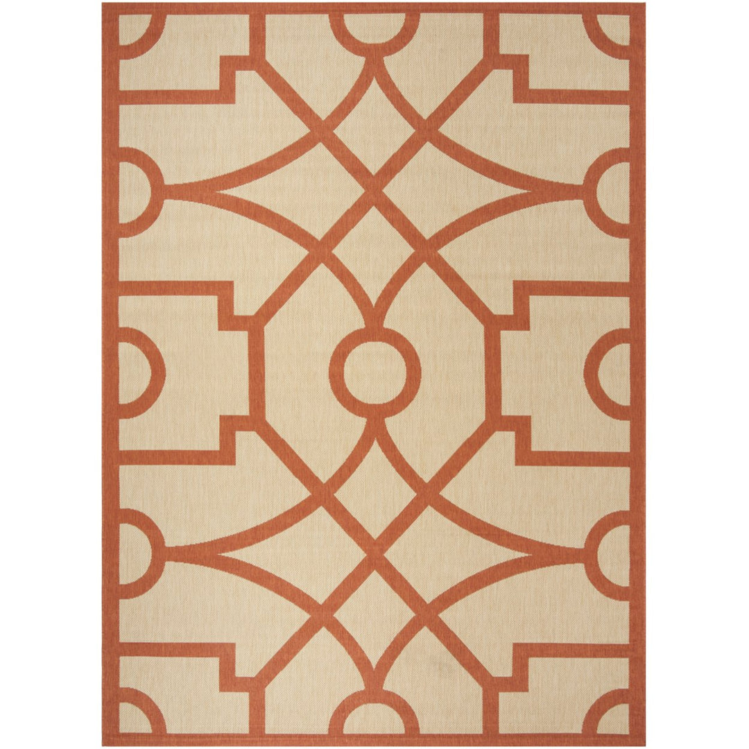 SAFAVIEH Martha Stewart MSR4121J Beige / Terracotta Rug Image 2