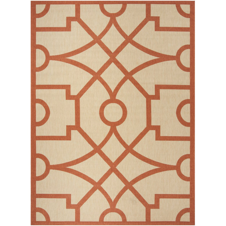 SAFAVIEH Martha Stewart MSR4121J Beige / Terracotta Rug Image 2