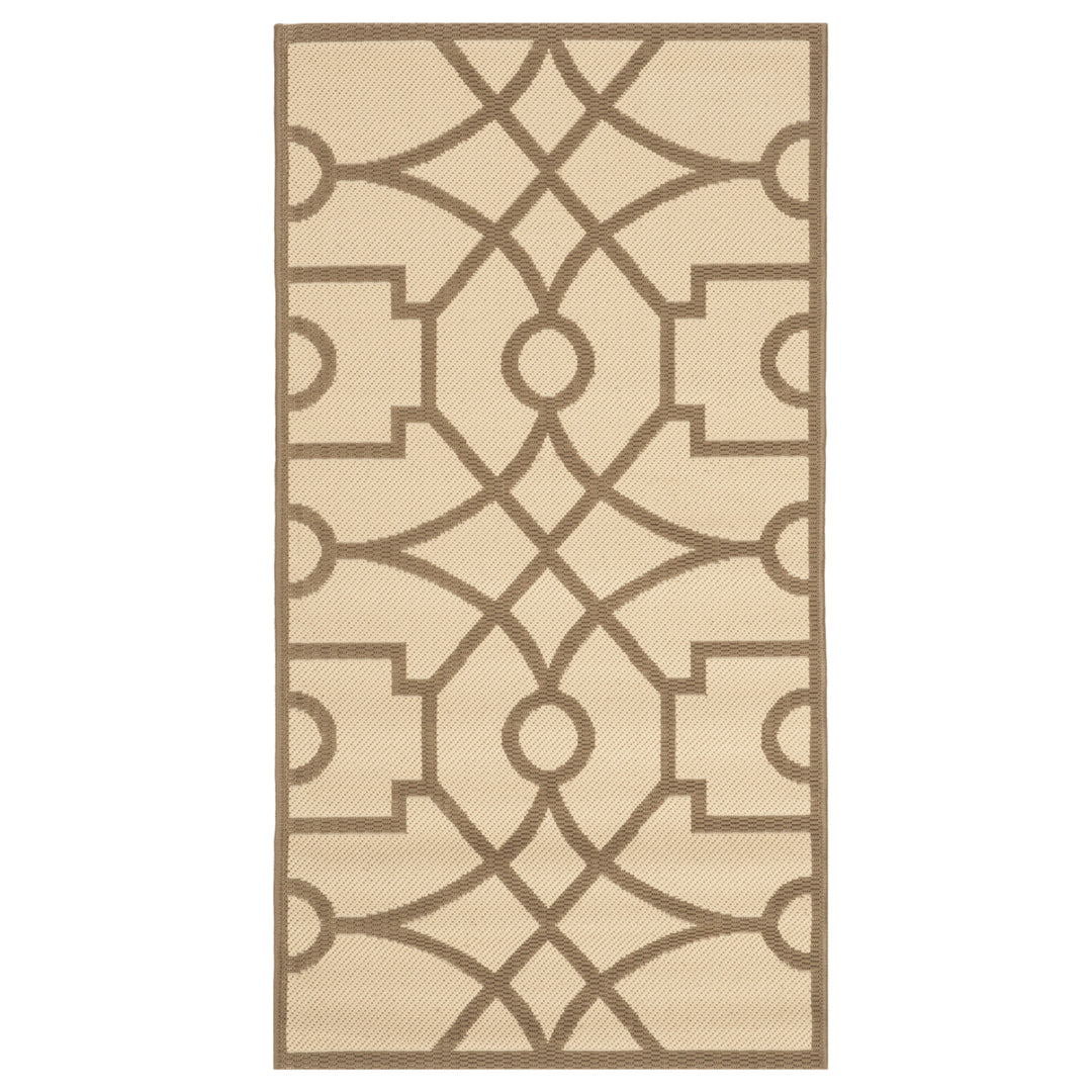 SAFAVIEH Martha Stewart MSR4121K Beige / Dark Beige Rug Image 2