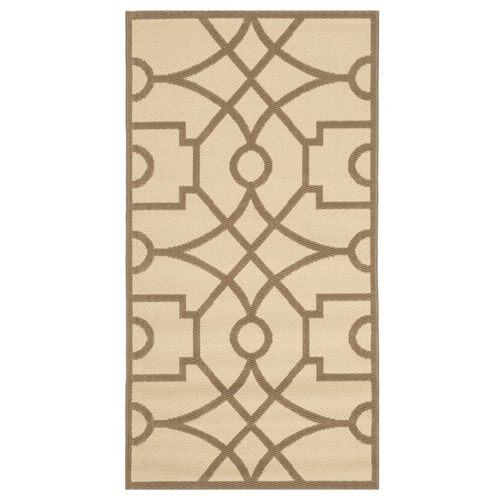 SAFAVIEH Martha Stewart MSR4121K Beige / Dark Beige Rug Image 1