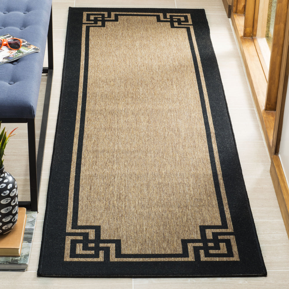 SAFAVIEH Martha Stewart MSR4122H Dark Beige / Black Rug Image 2