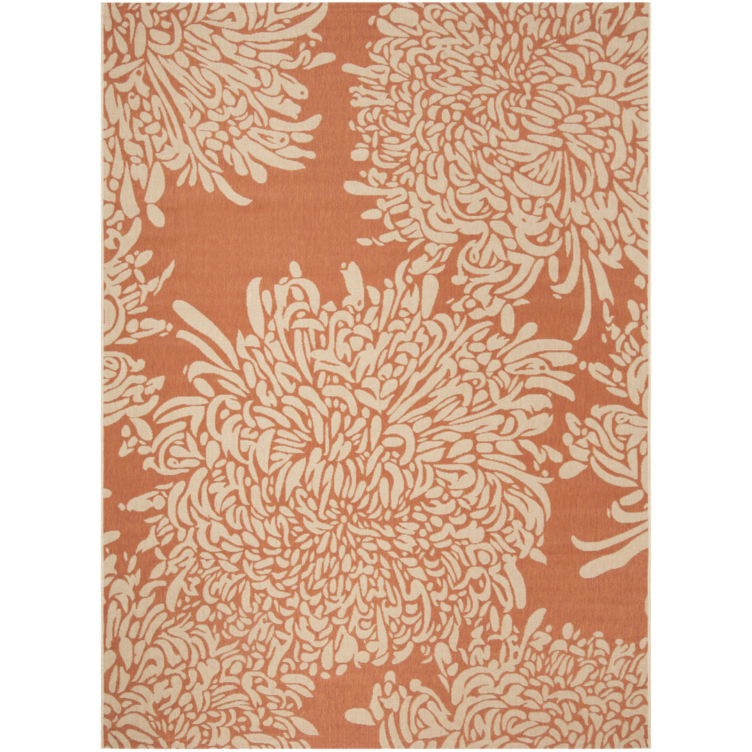 SAFAVIEH Martha Stewart MSR4125A Terracotta / Beige Rug Image 1