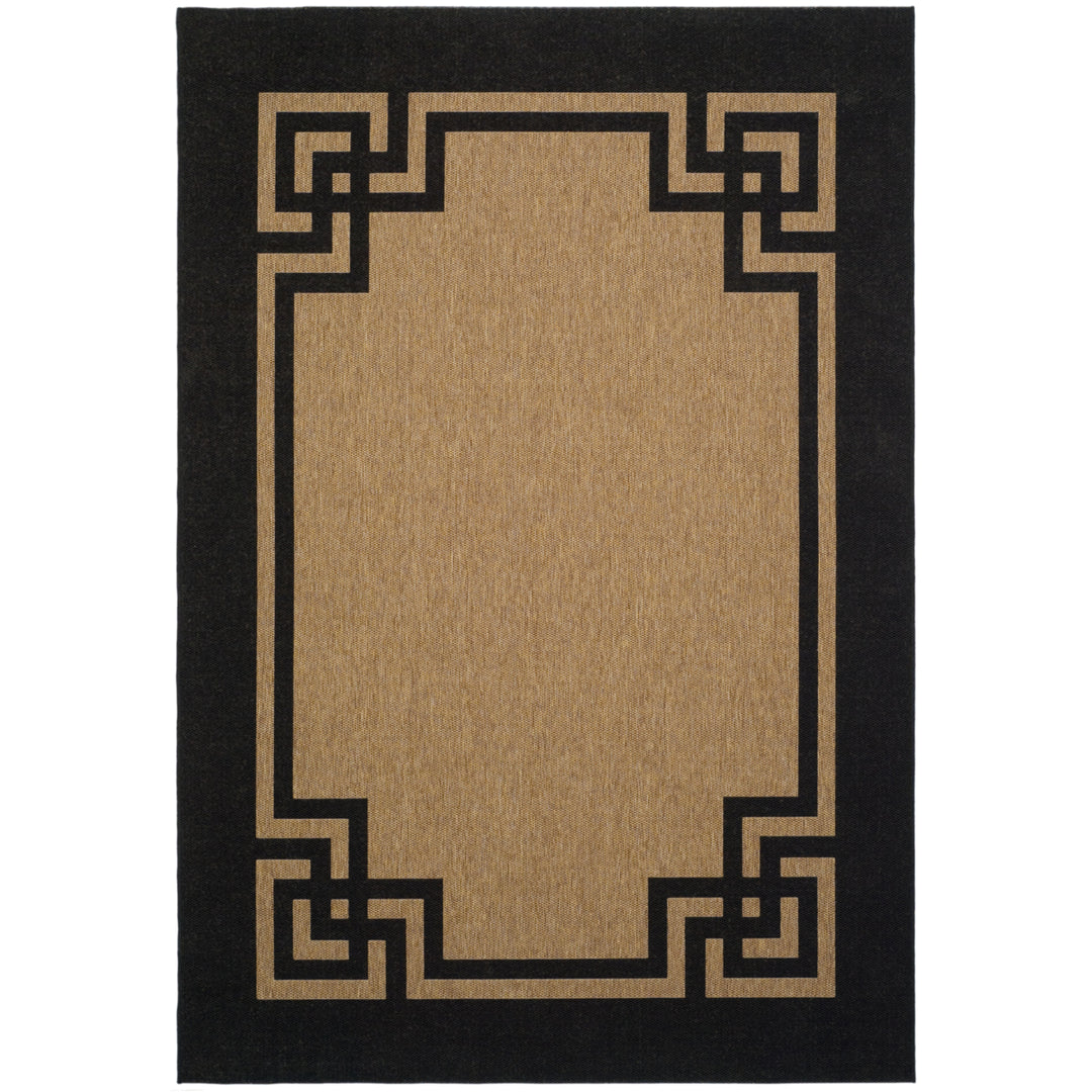 SAFAVIEH Martha Stewart MSR4122H Dark Beige / Black Rug Image 1