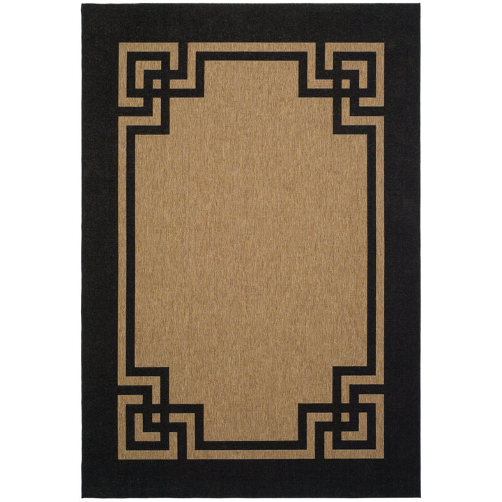 SAFAVIEH Martha Stewart MSR4122H Dark Beige / Black Rug Image 1