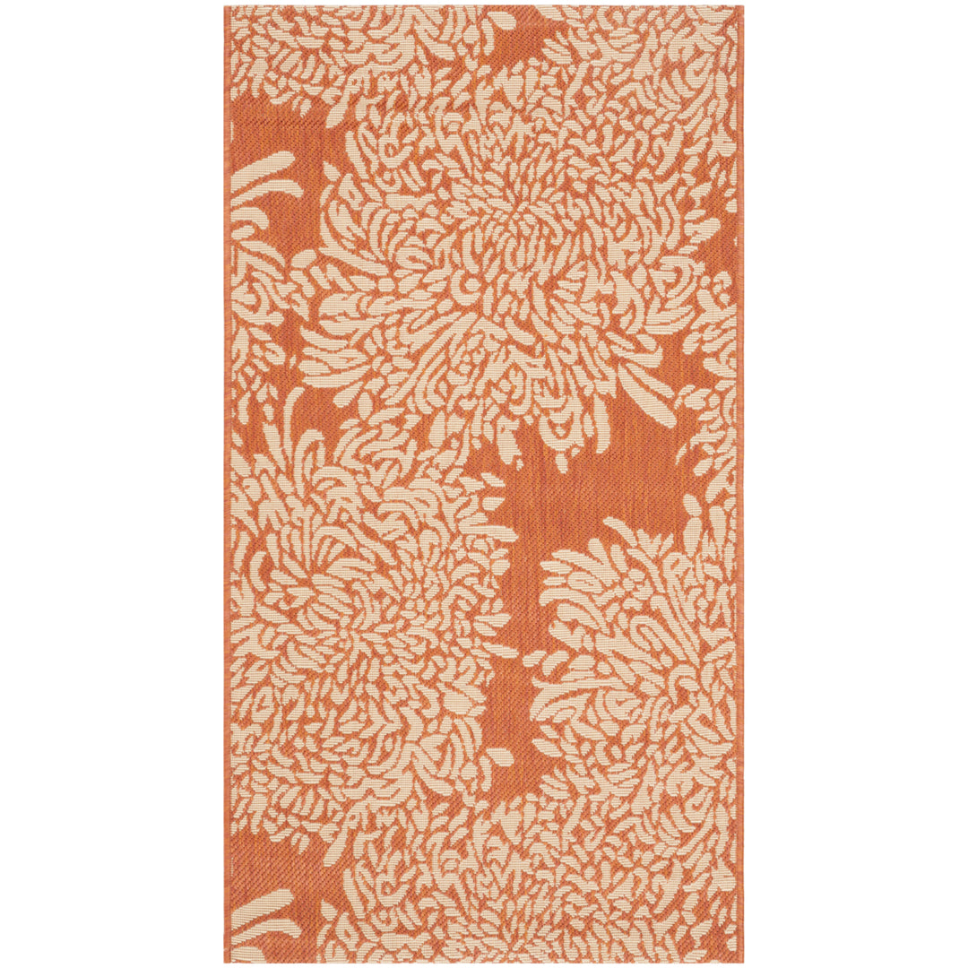 SAFAVIEH Martha Stewart MSR4125A Terracotta / Beige Rug Image 5