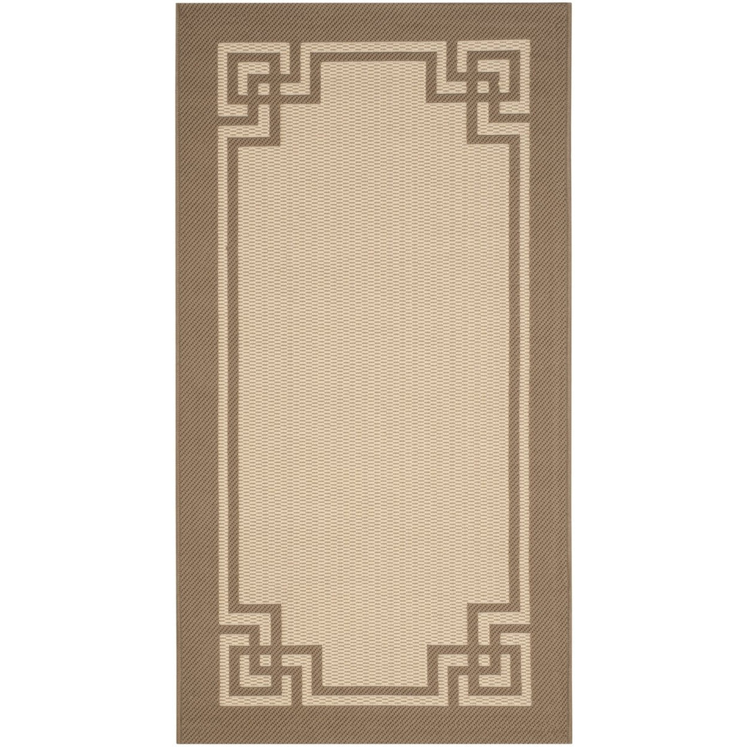 SAFAVIEH Martha Stewart MSR4122K Beige / Dark Beige Rug Image 1