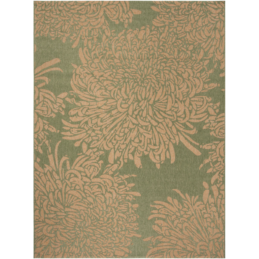 SAFAVIEH Martha Stewart MSR4125R Green / Beige Rug Image 1