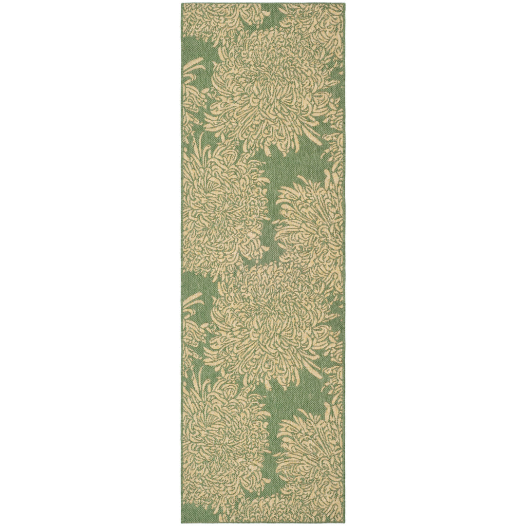 SAFAVIEH Martha Stewart MSR4125R Green / Beige Rug Image 3