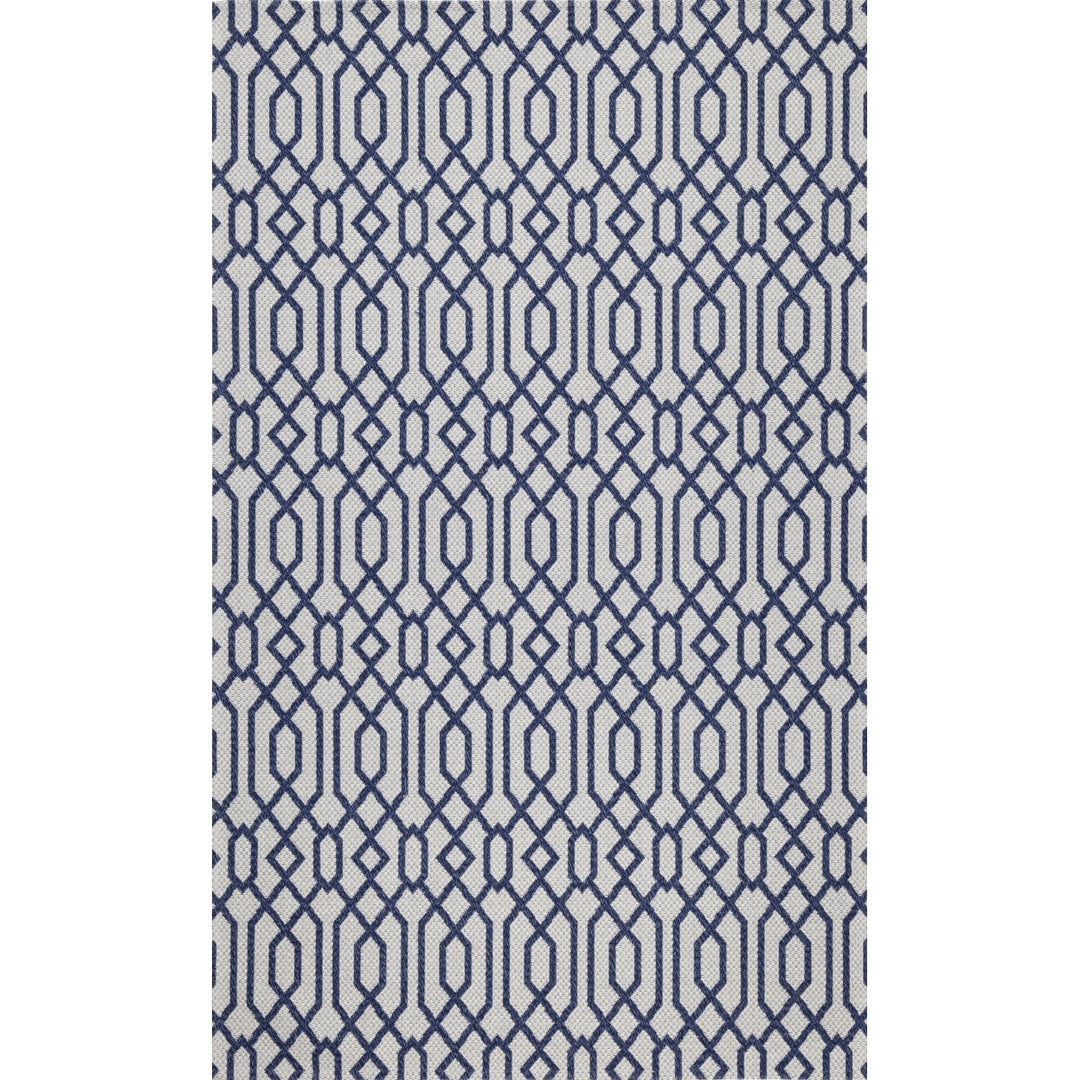 SAFAVIEH Martha Stewart Collection MSR421M Blue/Grey Rug Image 1