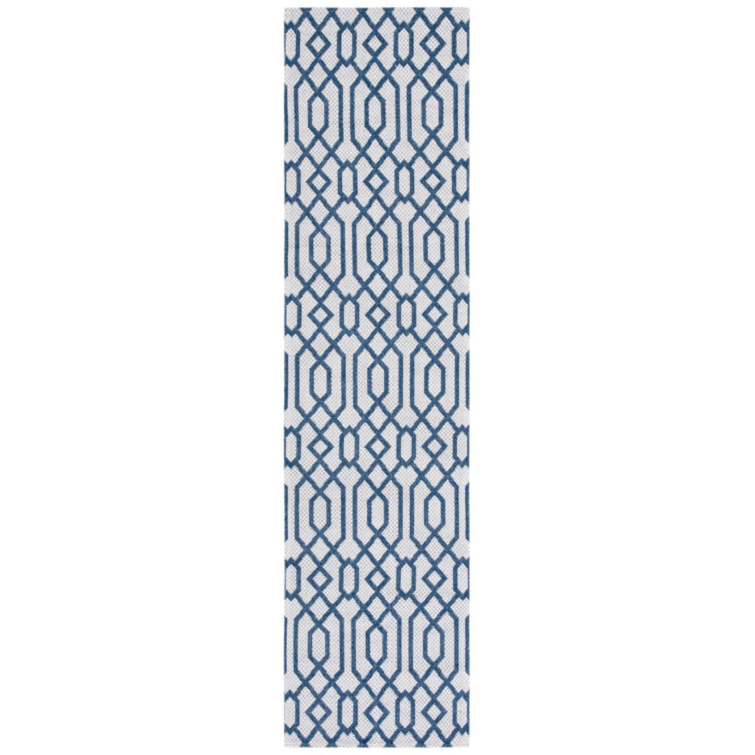 SAFAVIEH Martha Stewart Collection MSR421M Blue/Grey Rug Image 3